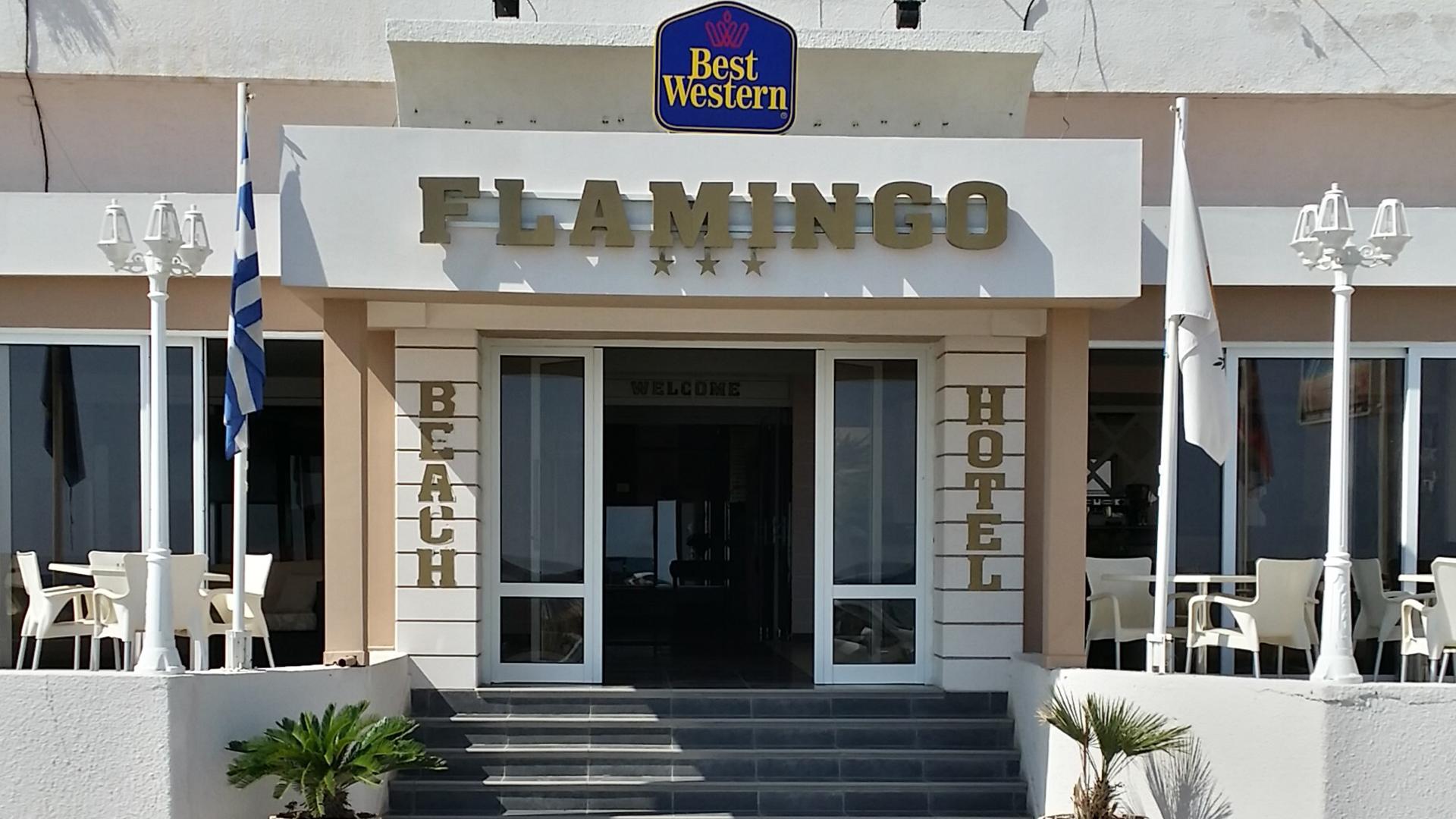 Flamingo Beach Hotel Larnaca Buitenkant foto
